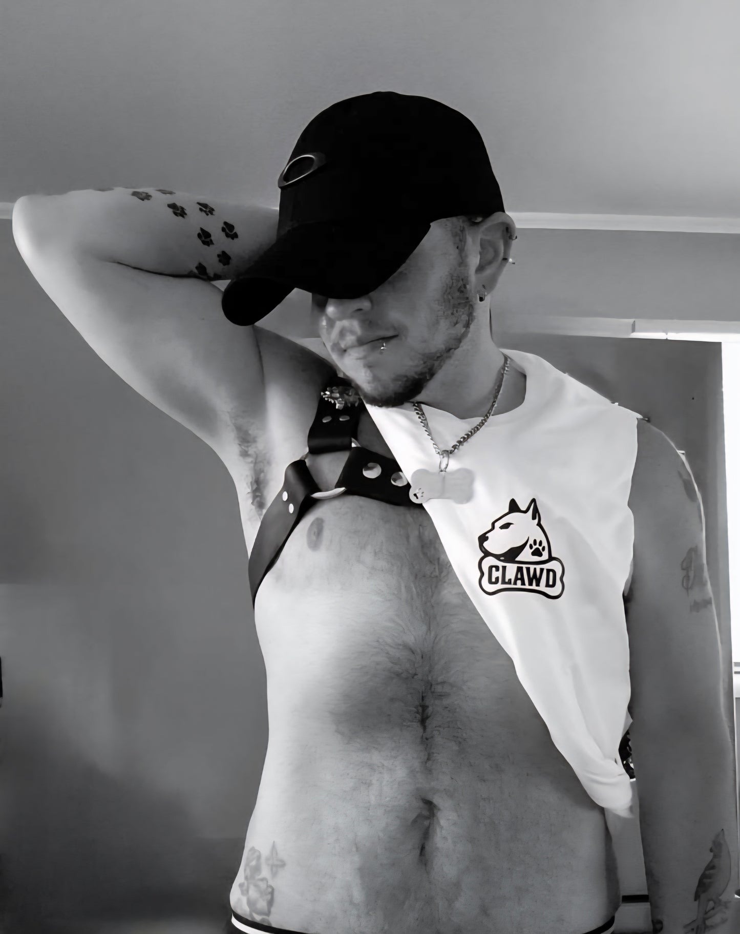 Snap Bulldog Harness custom Wolf Rivets