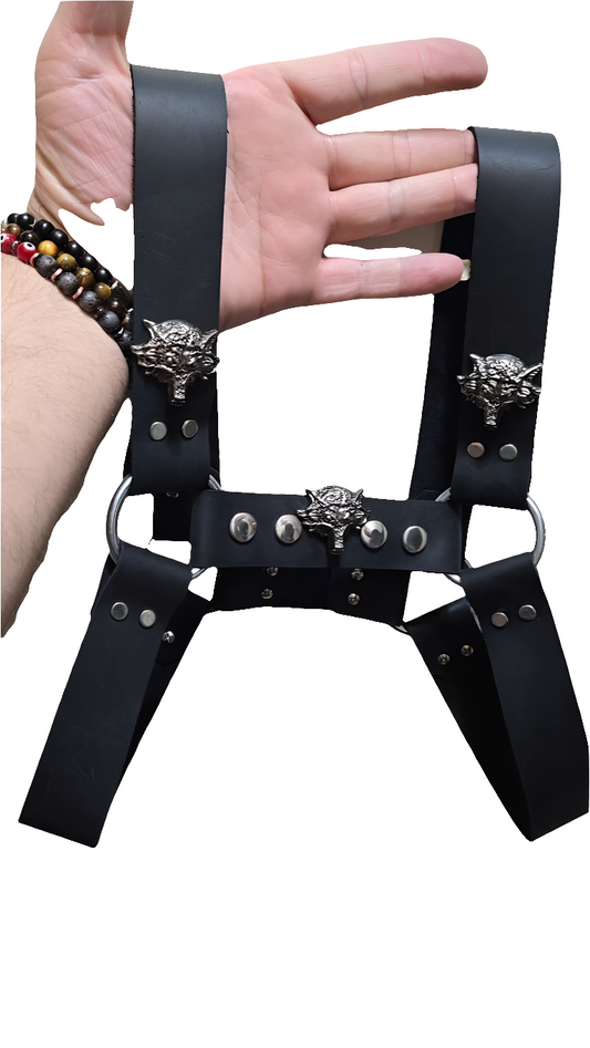 Snap Bulldog Harness custom Wolf Rivets
