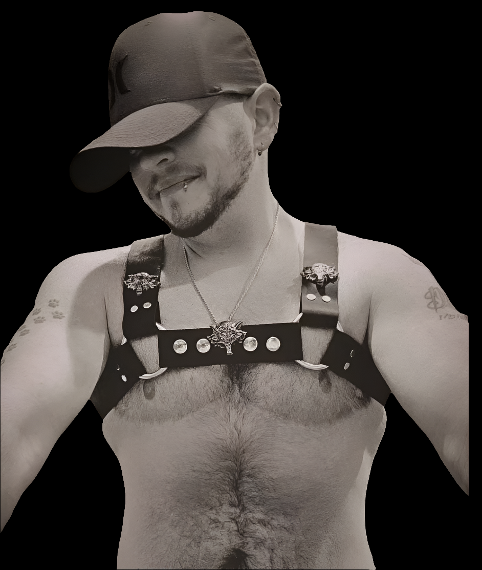 Snap Bulldog Harness custom Wolf Rivets